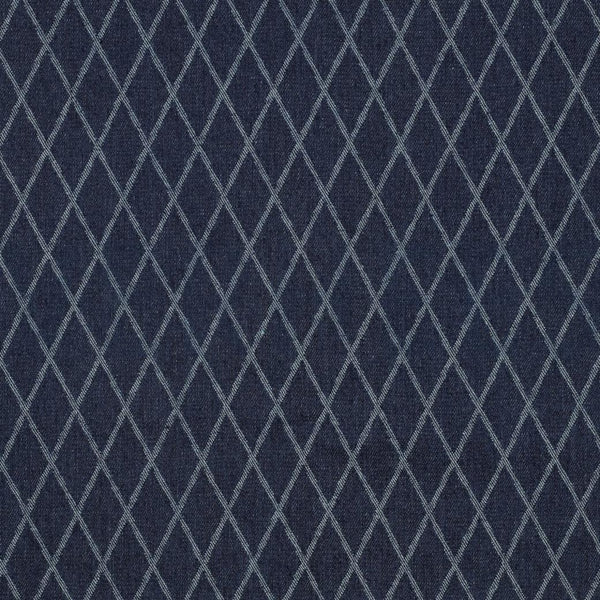 Jeans jacquard diamanten - Indigo