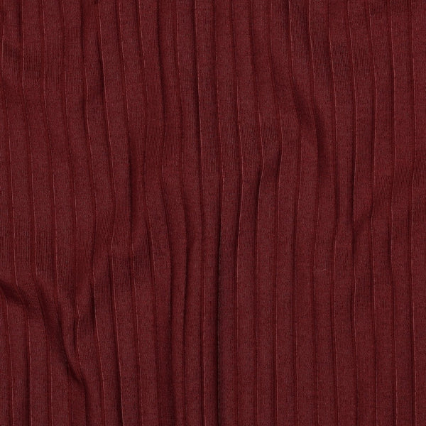 Rib Jersey groot - Bordeauxrood