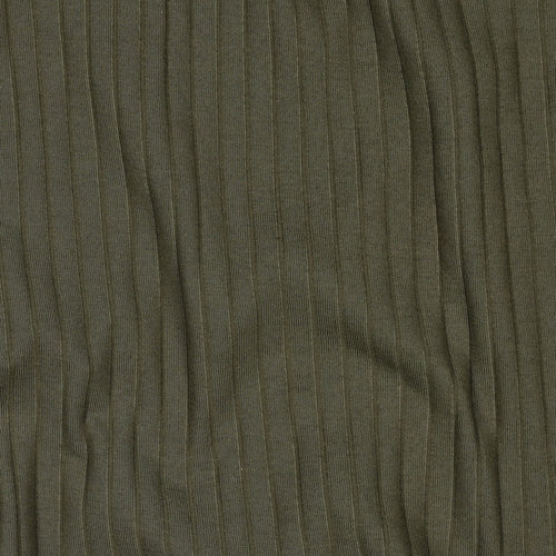 Rib Jersey groot - Legergroen