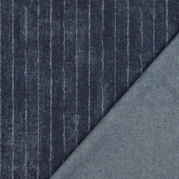 Denim strepen - Indigo