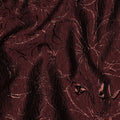 Jacquard bloemen - Burgundy