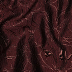 Jacquard bloemen - Burgundy