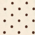 Teddy stippen broderie - Gebroken wit