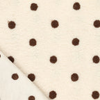 Teddy stippen broderie - Gebroken wit