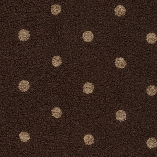 Teddy stippen broderie - Bruin
