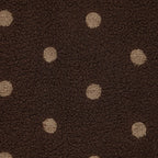 Teddy stippen broderie - Bruin