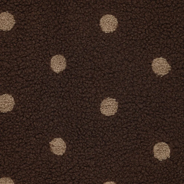 Teddy stippen broderie - Bruin