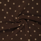 Teddy stippen broderie - Bruin