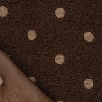 Teddy stippen broderie - Bruin