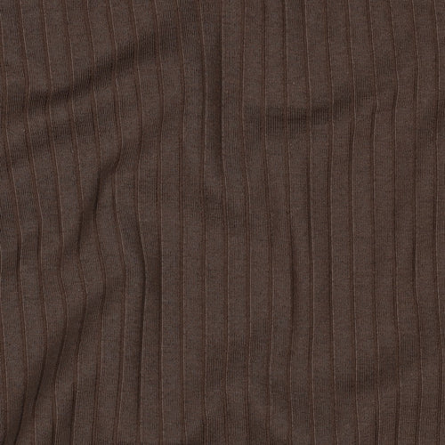 Rib Jersey groot - Bruin