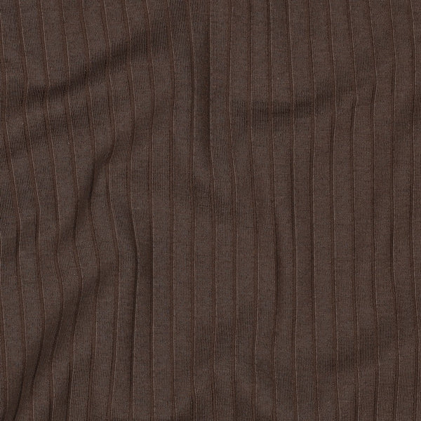 Rib Jersey groot - Bruin
