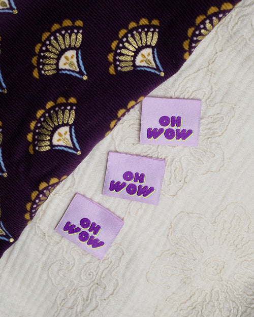 Sewnique label - Oh wow