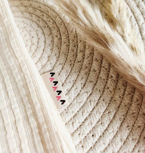 Sewnique label - Hearts