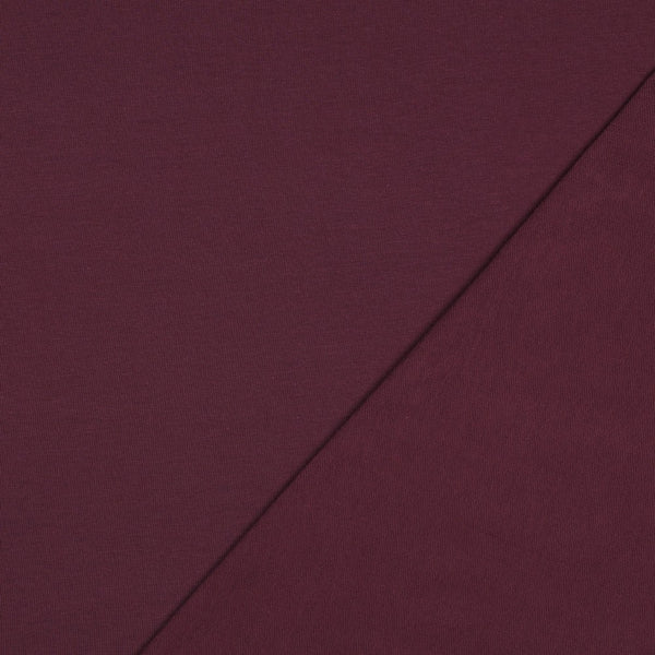 French Terry uni - Aubergine