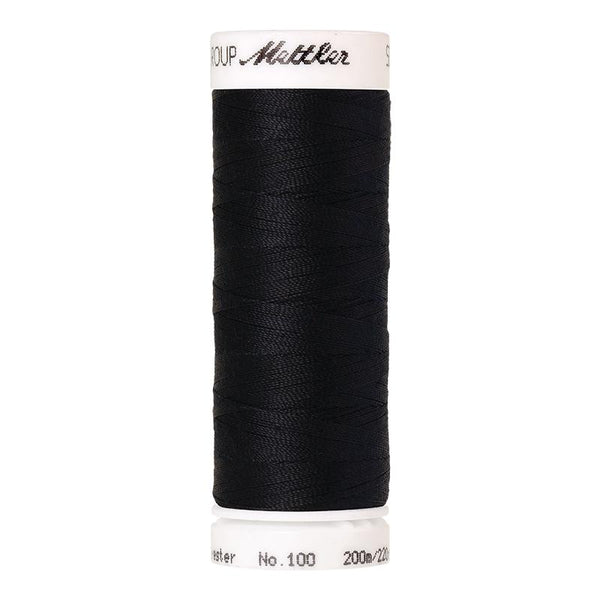 Amann Mettler Seralon naaigaren 200m - Darkest blue kleurnr: 0821