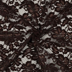 Kant tweezijdig golfrand chenille - Bruin