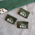 Sewnique label - Boys rule