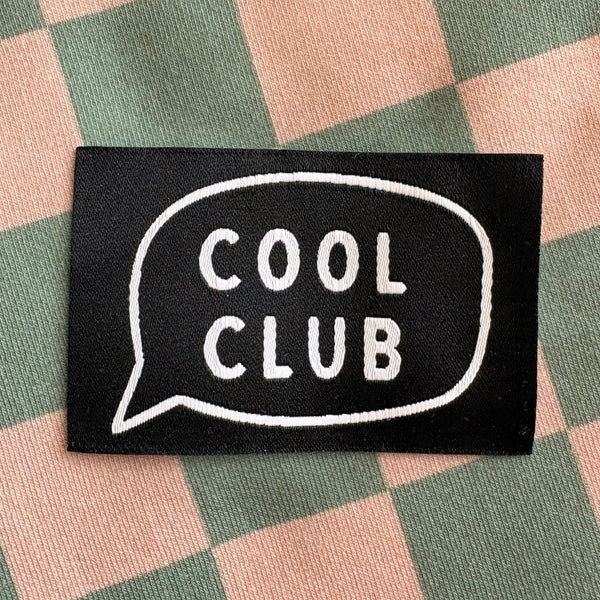 Sewnique label - Cool club
