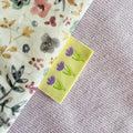 Sewnique label - Tulpjes