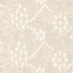 Viscose linnen geborduurd- naturel