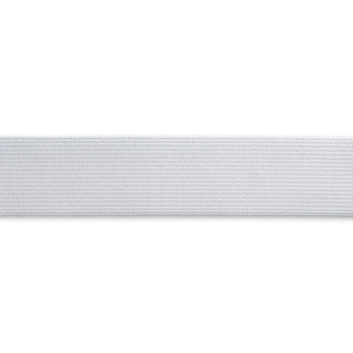 Zacht elastiek 30mm- wit