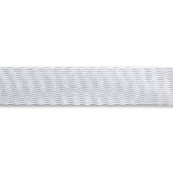 Zacht elastiek 30mm- wit
