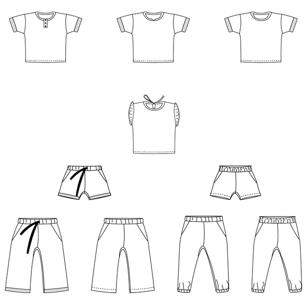 Bel'Etoile - Nio/Nia short, shirt en broek