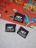 Sewnique label - Hey dude