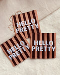 Sewnique label - Hello pretty